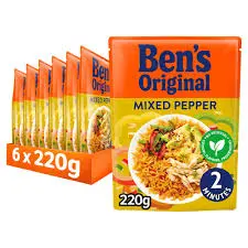 Uncle Ben's Mixed pepper rice- cooked