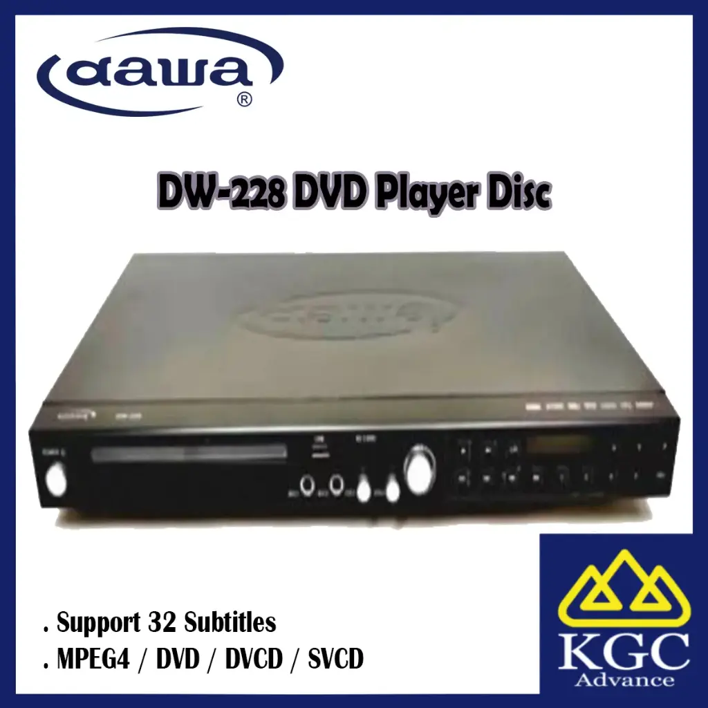 DAWA DW-228 DVD Player Disc VCD CD DVD HDMI Connection