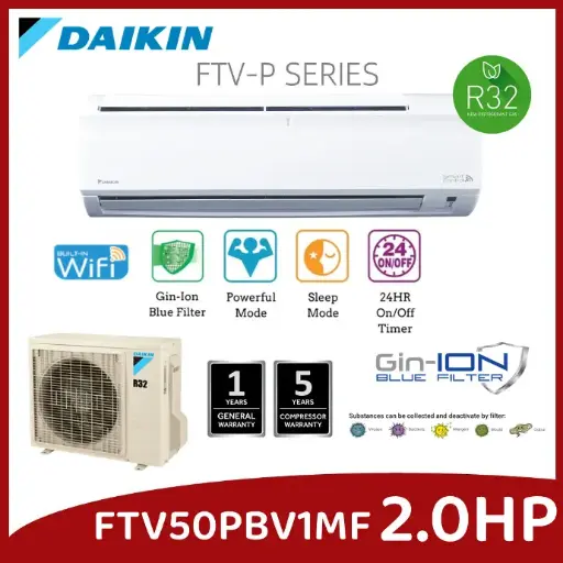 DAIKIN air conditioner 2.0HP